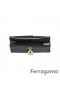 Salvatore Ferragamo Gancio Lås Continental Wallet-SFS-UU293