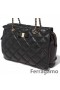 Salvatore Ferragamo Store Quiltet Vara Tote Salg Online SFS-UU207