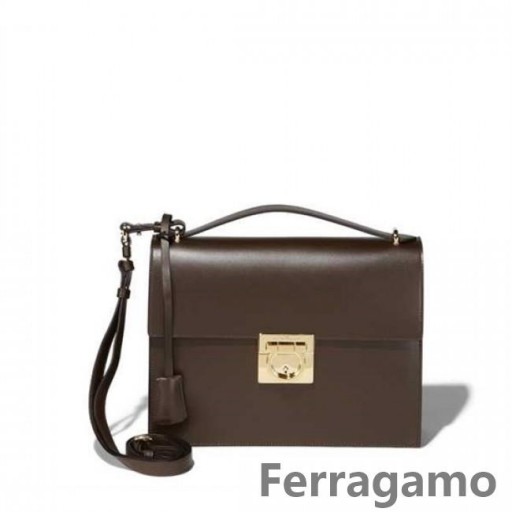Salvatore Ferragamo Gancio Lock schoudertas te Koop Online SFS-UU169