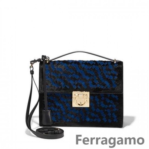 Salvatore Ferragamo Medium Gancio schoudertas te Koop Online SFS-UU156