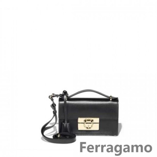 Salvatore Ferragamo Kleine Gancio Lock schoudertas te Koop Online SFS-UU142