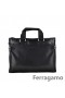 Ferragamo Boston Zachte Koffer Zwart
