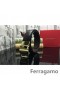 Ferragamo Zachtaardig Monster lederen riem met dubbele gancini gesp GM160