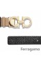 Salvatore Ferragamo Verstelbare En Omkeerbare Riem Verkoop SFS-UU240