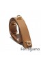 Salvatore Ferragamo Dubbele Gancino Lock Riem Verkoop SFS-UU239