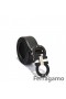 Salvatore Ferragamo Medium Tweepersoonskamer Gancio Riem Verkoop SFS-UU228