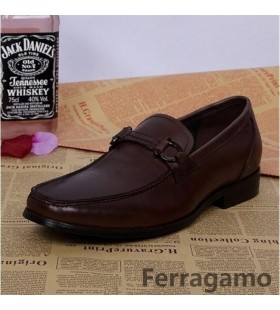 Ferragamo Gancio Afgedrukt Oxford Sneaker Schoenen Zwart
