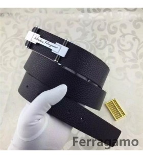 Ferragamo oorspronkelijke editie verstelbare kalfslederen gancini riem OE020