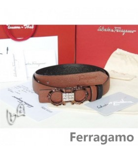 Ferragamo Verstelbare Gancio Vara de Gesp van de Gordel In de 85CM-105CM Maten MW099