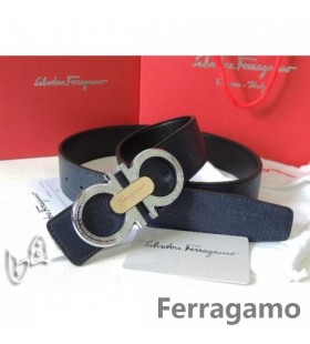Ferragamo Verstelbare Gancio Vara de Gesp van de Gordel In de 85CM-105CM Maten MW131