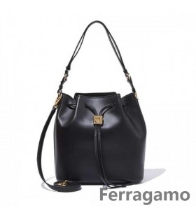 Salvatore Ferragamo Emmer Koord schoudertas te Koop Online SFS-UU174