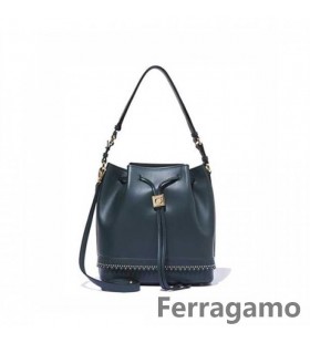 Salvatore Ferragamo Emmer Koord schoudertas te Koop Online SFS-UU175