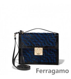 Salvatore Ferragamo Medium Gancio schoudertas te Koop Online SFS-UU156