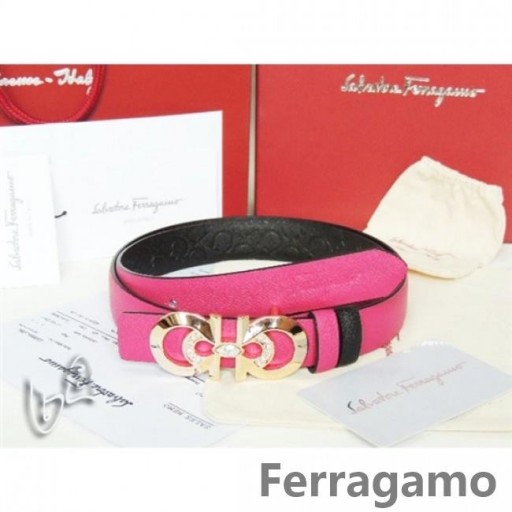 Ferragamo Säädettävä Gancio Vara Solki Vyö 85CM-105CM Koot MW074