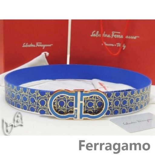 Ferragamo Säädettävä Gancio Vara Solki Vyö 85CM-105CM Koot MW115
