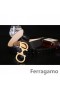 Ferragamo Lempeä Hirviö nahkavyö kaksinkertainen gancini solki GM069