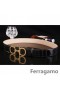 Ferragamo Lempeä Hirviö nahkavyö kaksinkertainen gancini solki GM069