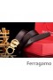 Ferragamo Special Edition Säädettävä Nahka Kaksinkertainen Gancini Solki Vyö 015