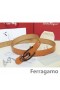 Ferragamo Säädettävä Gancio Vara Solki Vyö 85CM-105CM Koot MW080