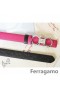 Ferragamo Säädettävä Gancio Vara Solki Vyö 85CM-105CM Koot MW103