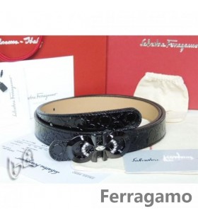 Ferragamo Säädettävä Gancio Vara Solki Vyö 85CM-105CM Koot MW087