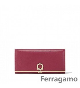 Salvatore Ferragamo Gancio Lukko Continental Lompakko SFS-UU292