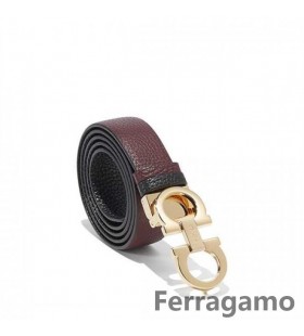 Salvatore Ferragamo Medium Double Gancio Vyö Myynti SFS-UU229