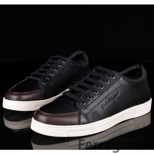 Ferragamo Low Top Sneakers Noir