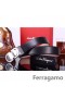 Ferragamo Doux Monstre ceinture en cuir avec double gancini boucle GM027