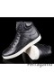 Ferragamo High Top Baskets Noir Café