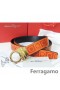 Ferragamo Réglable Gancio Vara Boucle de Ceinture 85 CM-105 CM Tailles MW048