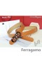 Ferragamo Réglable Gancio Vara Boucle de Ceinture 85 CM-105 CM Tailles MW089