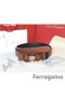 Ferragamo Réglable Gancio Vara Boucle de Ceinture 85 CM-105 CM Tailles MW099
