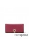 Salvatore Ferragamo Gancio Fermoir Continental Wallet SFS-UU292