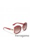 Salvatore Ferragamo Oversized Ronde-Frame Lunettes de soleil en Ligne SFS-UU259