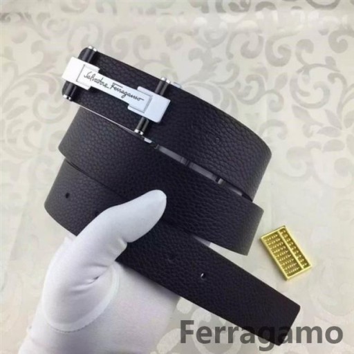 Ferragamo original edition verstellbare Kalbsleder gancini Gürtel OE020