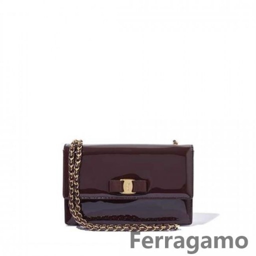 Salvatore Ferragamo Medium Vara Klappe Tasche Verkauf Online SFS-UU109