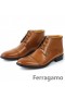 Ferragamo Aritz Lace-Up Kleid Schuhe Schwarz