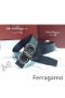 Ferragamo Doppel Gancio Schnalle Gürtel DG006
