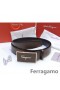 Ferragamo Verstellbare Gancio Vara Schnalle Gürtel 85CM-105CM Größen MW027
