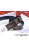 Ferragamo Verstellbare Gancio Vara Schnalle Gürtel 85CM-105CM Größen MW027