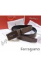Ferragamo Verstellbare Gancio Vara Schnalle Gürtel 85CM-105CM Größen MW027