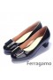 Ferragamo Schwarz Pumpen Mein Thais Niedrigen Ferse
