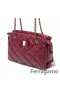 Salvatore Ferragamo Medium Quilted Vara Tote-Verkauf Online-SFS-UU150