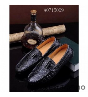 2016 Neue Stil Ferragamo casual Leder Schuhe in schwarz 139