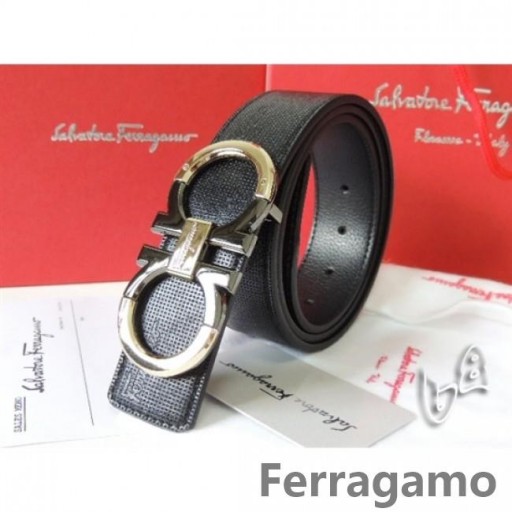 Ferragamo Ρυθμιζόμενο Gancio Vara Πόρπη Ζωνών Σε 85CM-105CM Μεγέθη MW133