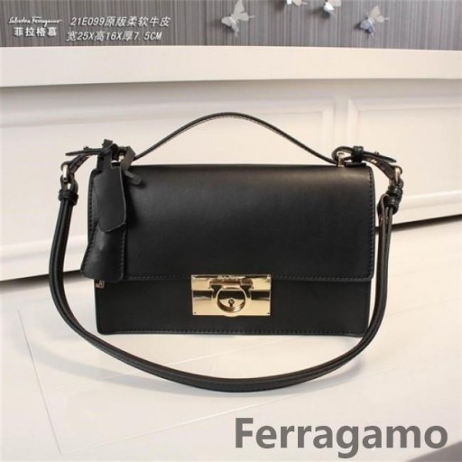 Ferragamo μικρό Gancio Lock τσάντα Ώμου σε απευθείας σύνδεση SFS-UU263