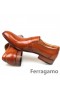 Ferragamo World Tour Penny Loafer Καφέ