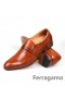 Ferragamo World Tour Penny Loafer Καφέ